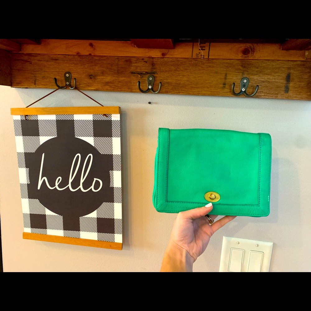 J. Crew, Clutch / Wristlet, Green